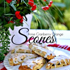 Anise Cranberry Orange Scones