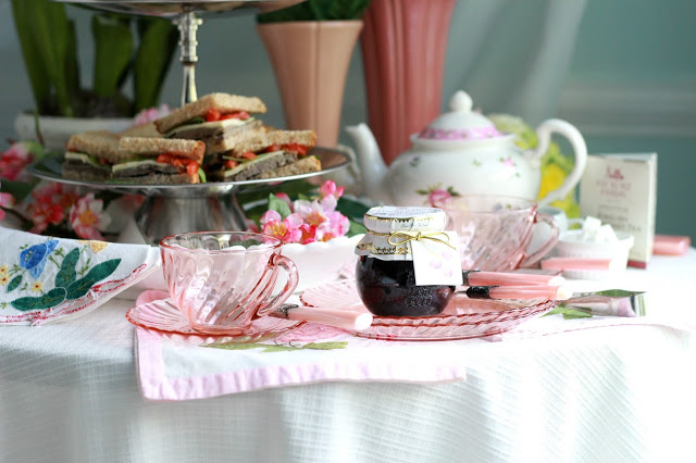 Easy to prepare an English Afternoon Tea just like you might have in London, England with scones, petite sandwiches, shortbread and of course, tea.