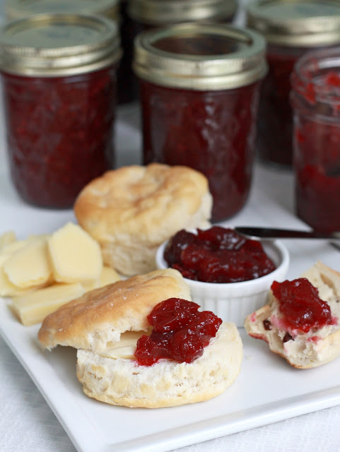 Easy recipe for homemade cranberry sauce made with orange juice and zest is the best tasting. Serve at Thanksgiving but also delicious with pork and ham.