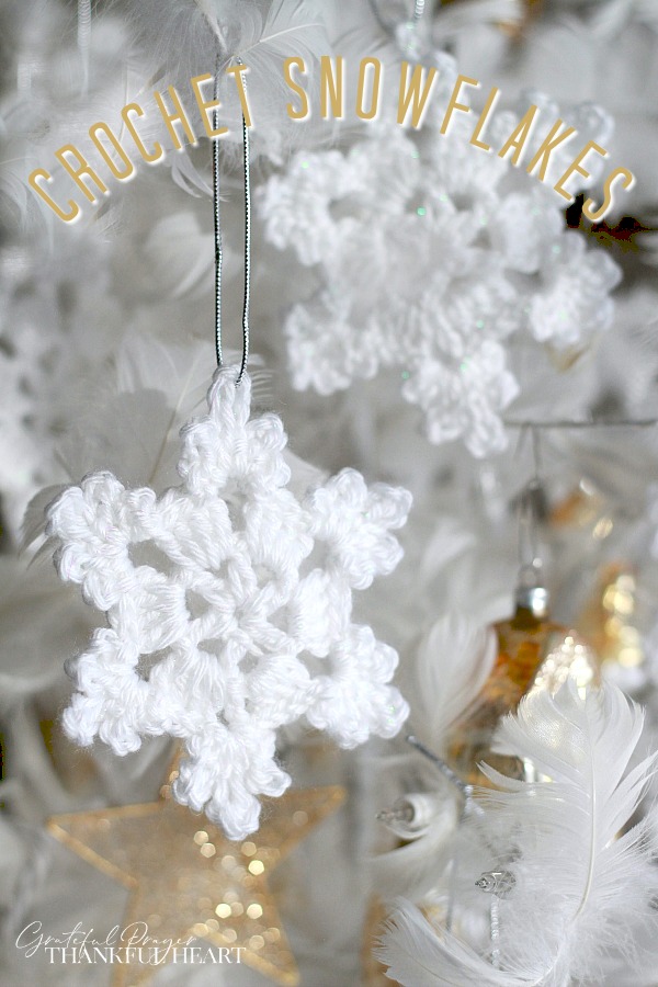 Pretty crochet snowflake is intricate and yet easy to make. Use as an ornament, gift embellishment or window decoration. Great video how-to.