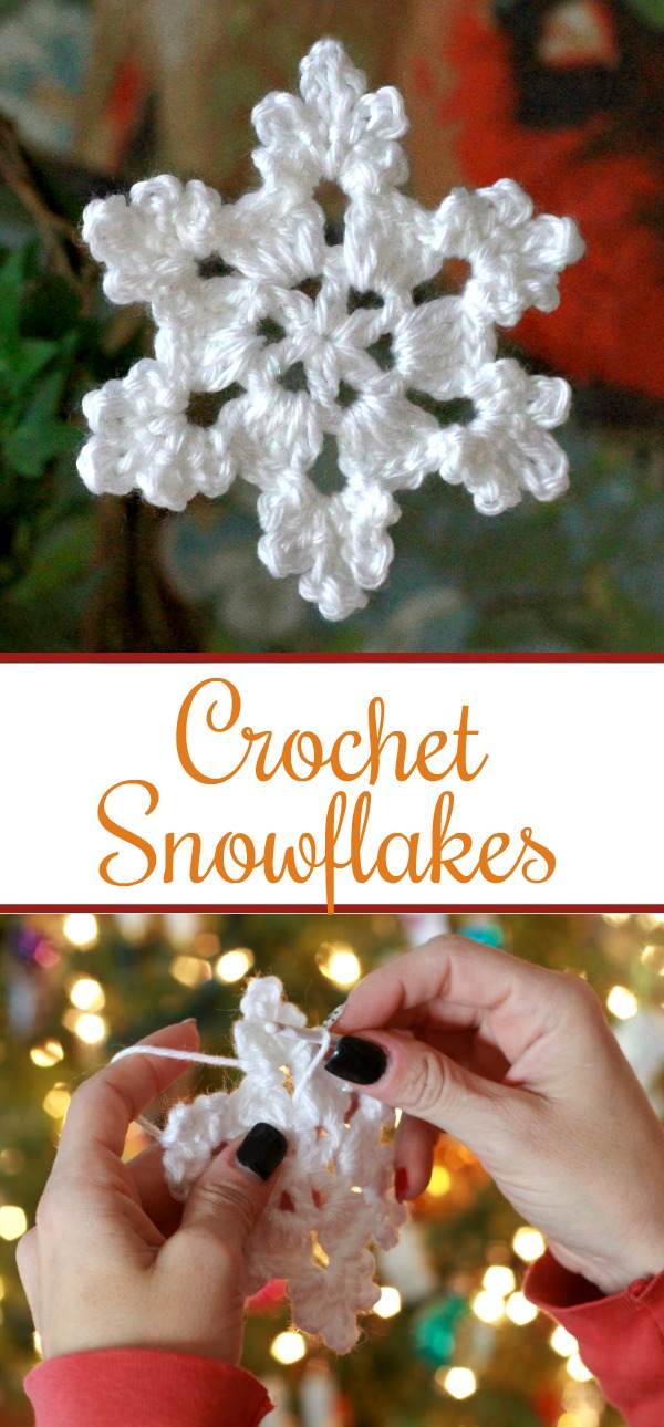 Pretty crochet snowflake is intricate and yet easy to make. Use as an ornament, gift embellishment or window decoration. Great video how-to.