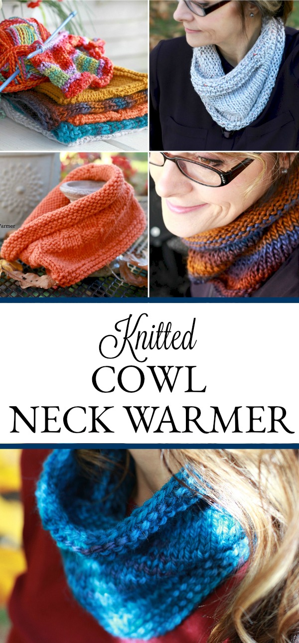 Knitted Boot Cuffs with matching cowl, neck warmer are both warm, stylish and easy to make even for a beginner. Easy pattern and lovely made as gifts.