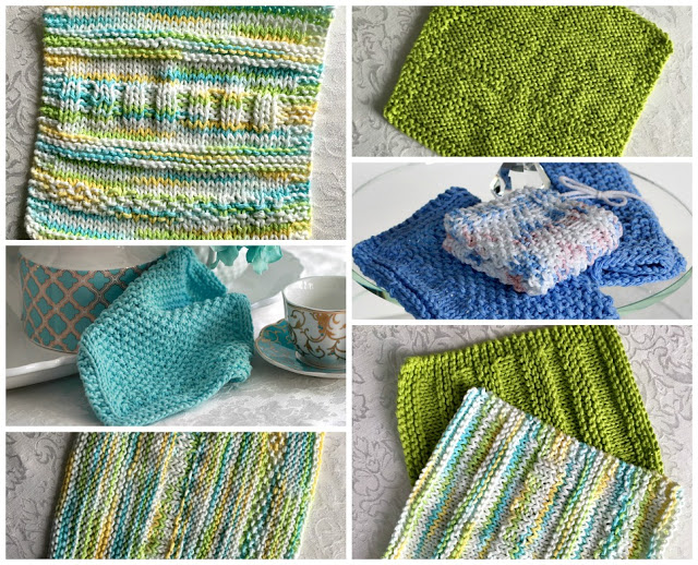 Thick, soft and durable, pretty knitted washcloths & cool Doctor Who washcloths are quick and easy to make. Free patterns for sweet gifts.