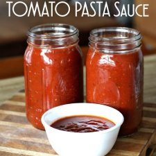 Slow Cooker Tomato Pasta Sauce