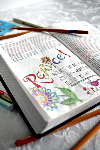 what is Bible Journaling? It is a means to use your own special creativity to remember and record meaningful and relevant Scripture and biblical concepts. 