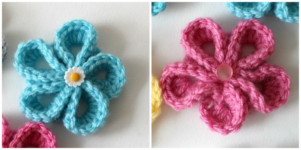 Pretty crochet flowers for all kinds of projects. Wall art or embellishing hats, beanies and bags. Easy to follow video tutorial.