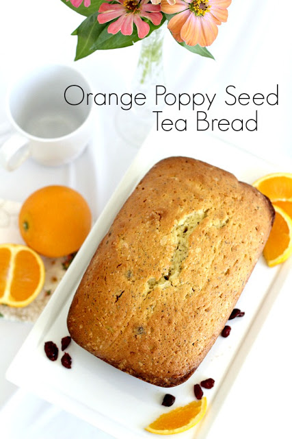 Orange poppy seed tea bread with dried cranberries is lovely for breakfast, snack or to share with friends. Serve frosted or plain. Sweet friendship poem.