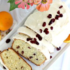 Orange Poppy Seed Tea Bread with Old Friends