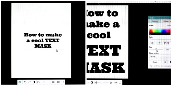 Creating a cool Text Mask is so easy! Follow these clear instructions and you will be making text mask for many of your craft and photo projects.