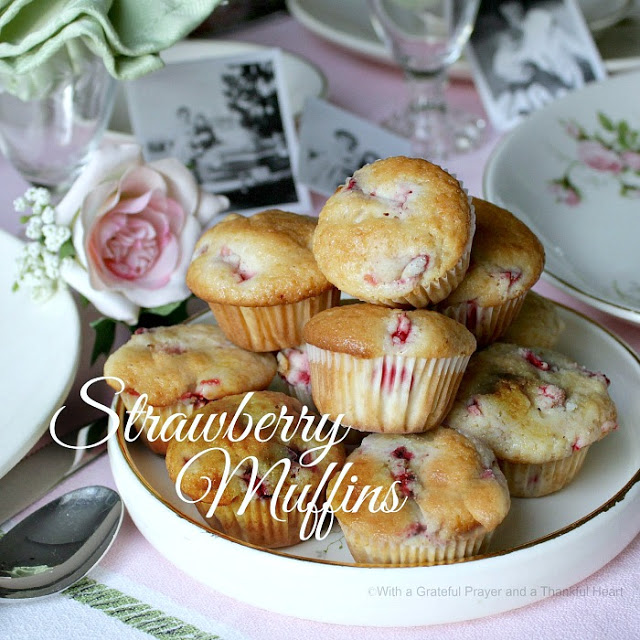 Mother's Day Menu and a Vintage Theme Table as we Remember Mom. Gathering many old rose pottery pieces and boopie glasses from our childhood, I created a vintage tablescape and a Mother's Day Menu any mom would enjoy.