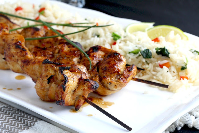 You won't believe how easy it is to make grilled chicken kabobs and how moist and tender they are! Just two ingredients ~ that's it!