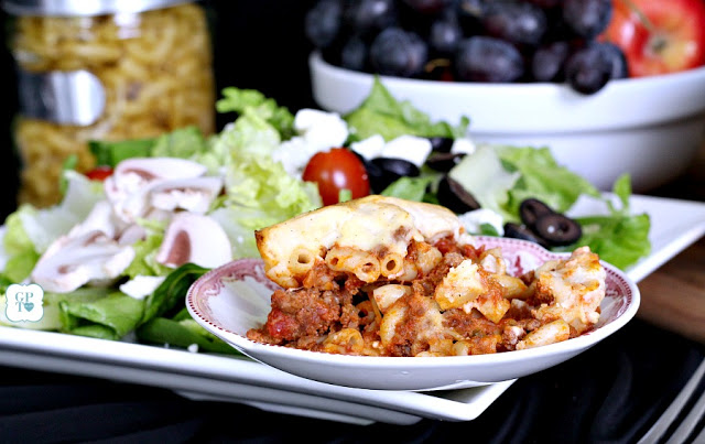 Easy recipe for classic Pastitsio Greek Casserole, a pasta dish that contains ground beef and béchamel sauce. 