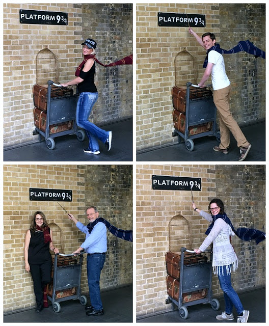 Platform 9 3/4 King's Cross station London England