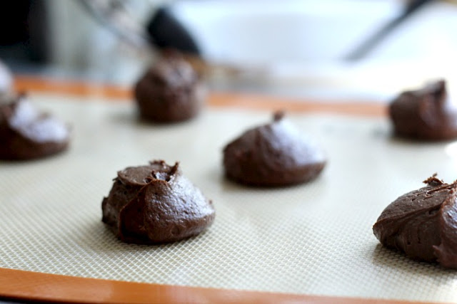 Decadent Chocolate Espresso Whoopie Pies are sandwiched together with a light and fluffy frosting with more coffee flavor! Perfect for dads for Father's Day.