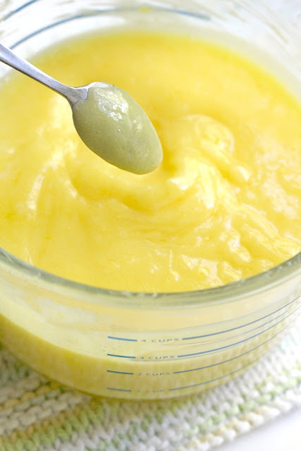 Delicious spread for toast, scones, waffles, cheesecake, muffins or yogurt. Easy, foolproof microwave recipe for making lemon curd in no time.