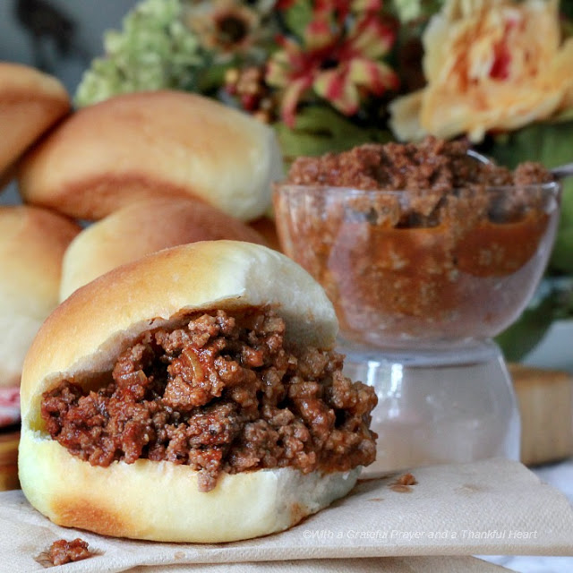 Picnicking, Cooking-out & CELEBRATING! Collection of favorite July 4th Foods including macaroni & potato salad, Sloppy Joes, deviled eggs & apple pie.