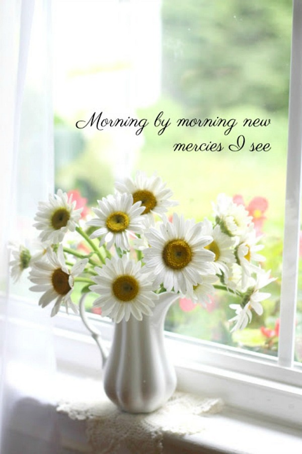 Morning by morning new mercies I see is a true mark Gods faithfulness toward me classic hymn - Great is thy Faithfulness Thomas O. Chisholm