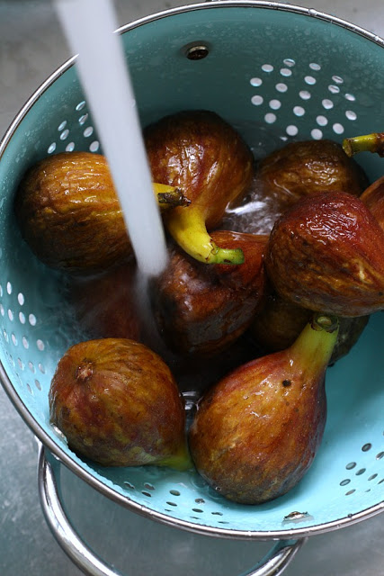 Fig preserves made from figs harvested from backyard fig tree is easy to make and delicious on muffins, toast and even with crackers and cheese.