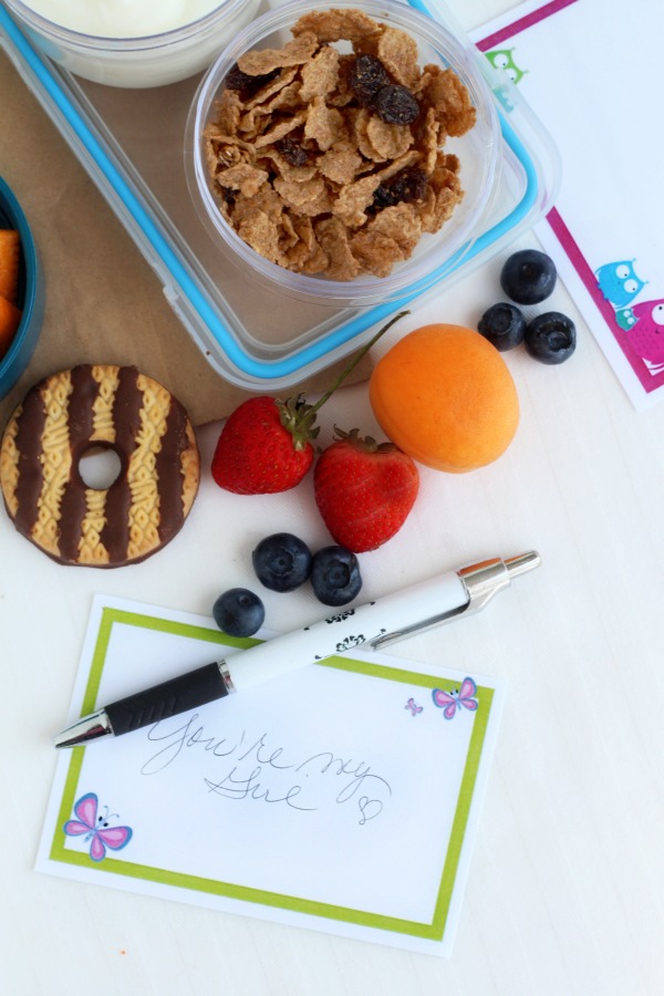 Encouraging and inspirational FREE printables for kids lunch box notes and cards