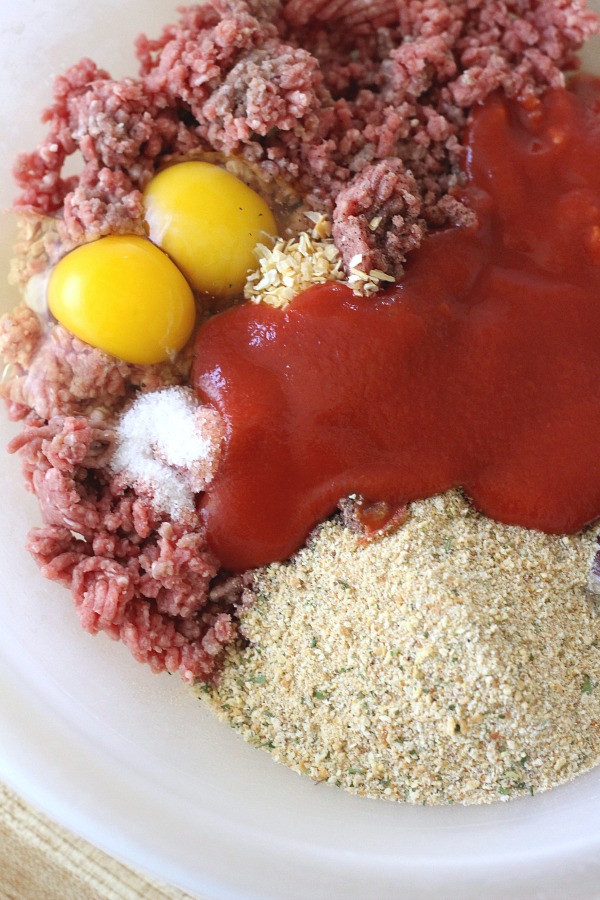 Sweet and Sour Meatloaf is an all-time favorite family comfort food. Easy recipe that is delicious with a tangy, sauce poured on the top and baked until bubbly. 