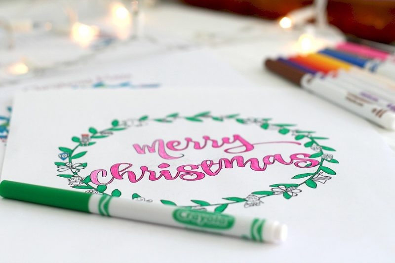 Fun and FREE Christmas Printable Activity Bundle for Kids includes 10 pages of coloring pages, maze, word search, Elf name game and writing prompts. Perfect for a quiet time from the stress and business of the holidays. 