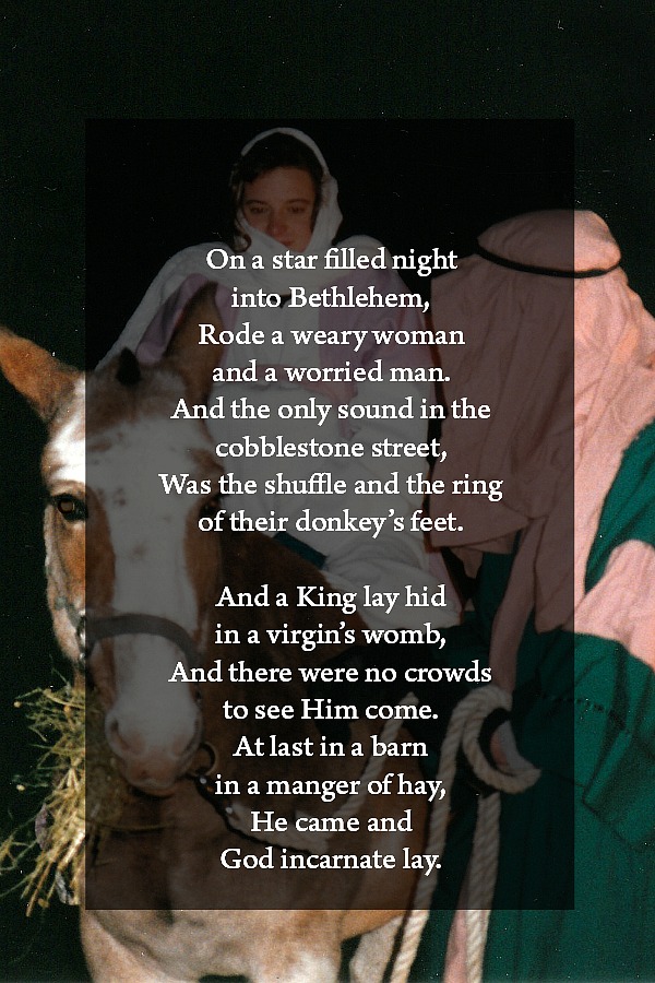 How should a KING come? Even a child knows the answer of course… And the angels cried “glory, glory to God”. Beautiful song and words to celebrate the birth of a Savior.