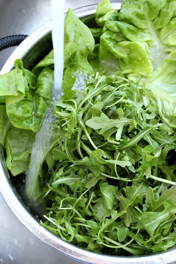 Easy recipe for Arugula, Apple and Fennel Salad with Citrus Vinaigrette and Three-Cheese Crostini from Valerie Bertinelli's cook book. One of many great recipes from this adorable actress and cook.