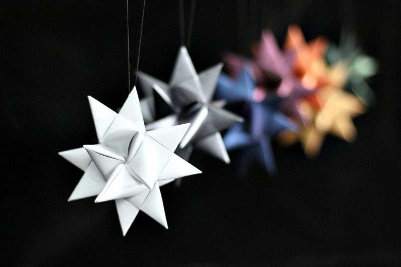 Folded paper German Star tutorial