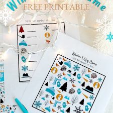 Winter I Spy Printable