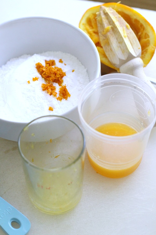 Frosted Orange Crisps cookies