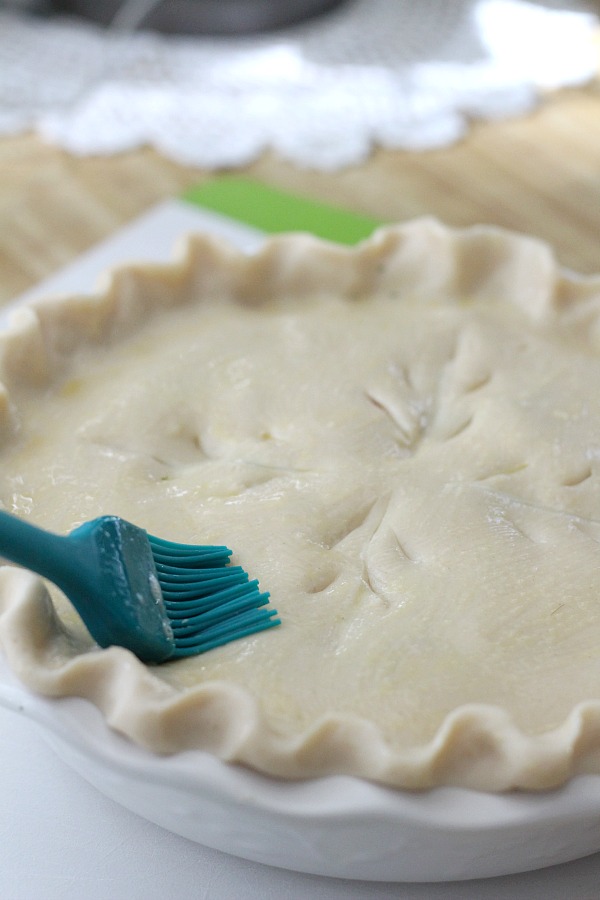 Chicken Pot pie is an all-time favorite comfort food and for good reason. Chunks of tender chicken, carrots and peas in a creamy gravy with a flaky, golden pie crust. A great meal for Sunday dinner or a family weeknight meal. Make it easy and cut prep time by using rotisserie chicken and frozen vegetables.