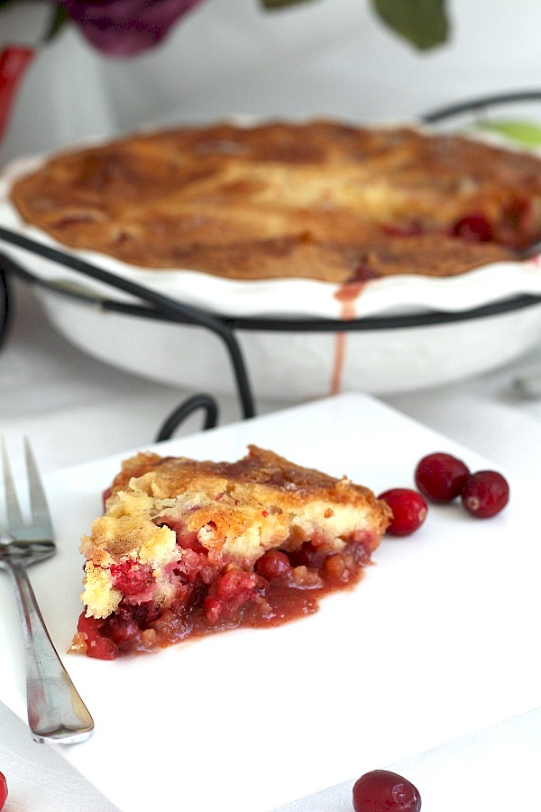 Easy to prepare, Cranberry Apple Cake is a little like cake and a little like pie. Full of autumn fruit, brown sugar and cinnamon, it is a perfect dessert.