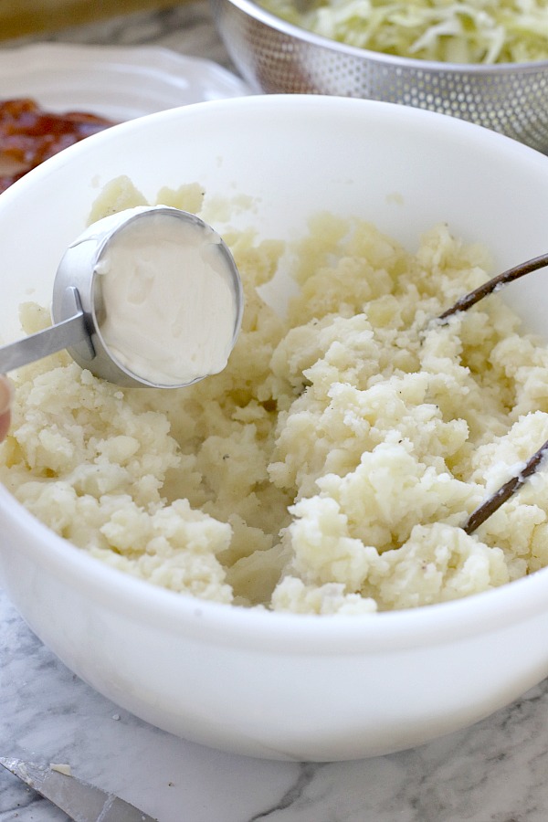 A traditional Irish side dish, colcannon is a filling and delicious combination of potatoes, cabbage and bacon. A must for dinner each St Patrick's Day.