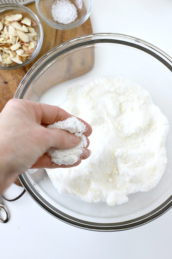 Swedish Visiting Cake with almonds is a delicious small-sized cake ready in no time. Whisked together in one bowl and baked until golden, it is a great recipe to keep near when you need a quick dessert.