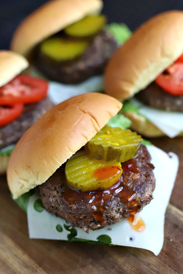 Healthy spin on a classic, a blended burger is moist and juicy using a combo of finely chopped mushrooms and ground beef. A perfect Umami mix that you will feel happy about enjoying!