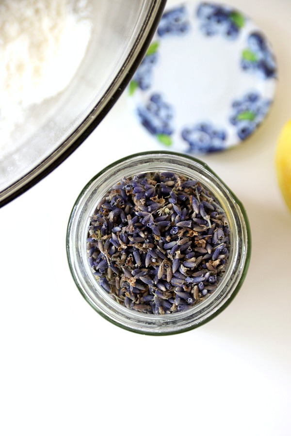 A hint of lavender gives sweet lavender scones a unique and lovely flavor using lavender buds from the herb garden. A light glaze makes them perfect.