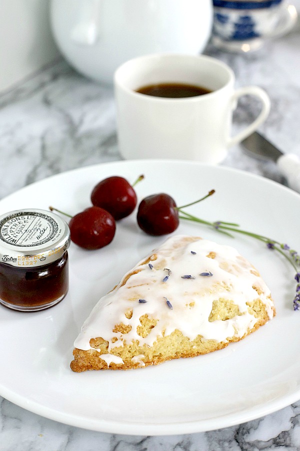 Just a hint of lavender gives these scones and lovely, unique flavor. Delightful for a tea party or breakfast treat using purchased or lavender from the herb garden and an easy recipe.