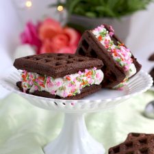 Cake Mix Chocolate Waffles