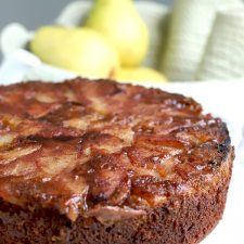 Spiced Pear Upside Down Cake