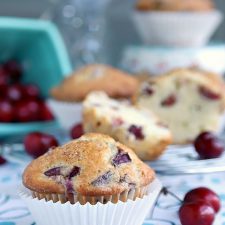 Cherry Almond Muffins