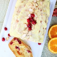 Frosted Apricot Cranberry Bread