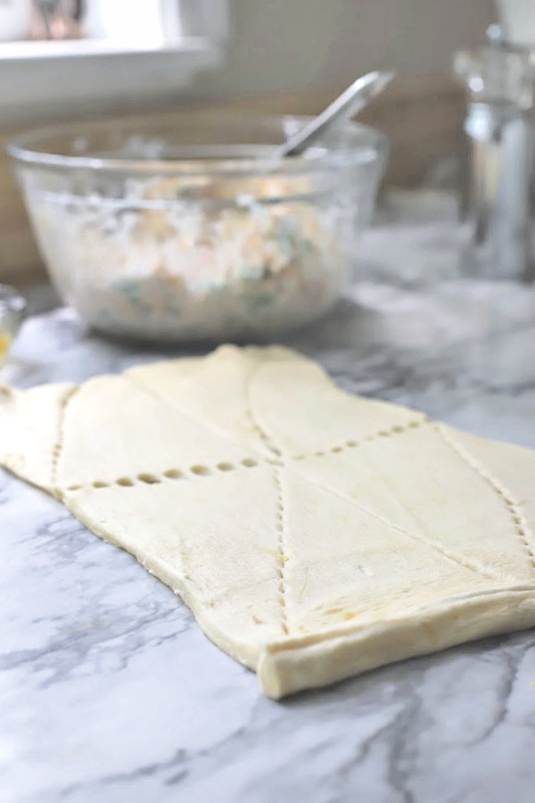 Easy recipe budget-friendly crescent chicken braid. Baked golden brown with cheesy filling, it is perfect for brunch or a quick weeknight family dinner.