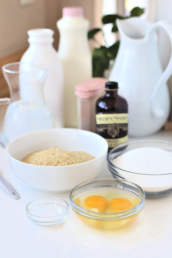 Easy recipe for creamy rice pudding. This old-fashioned dessert is not overly sweet. Simmered gently on the stove top until the rice is tender but not mushy, it turns out perfect time after time.