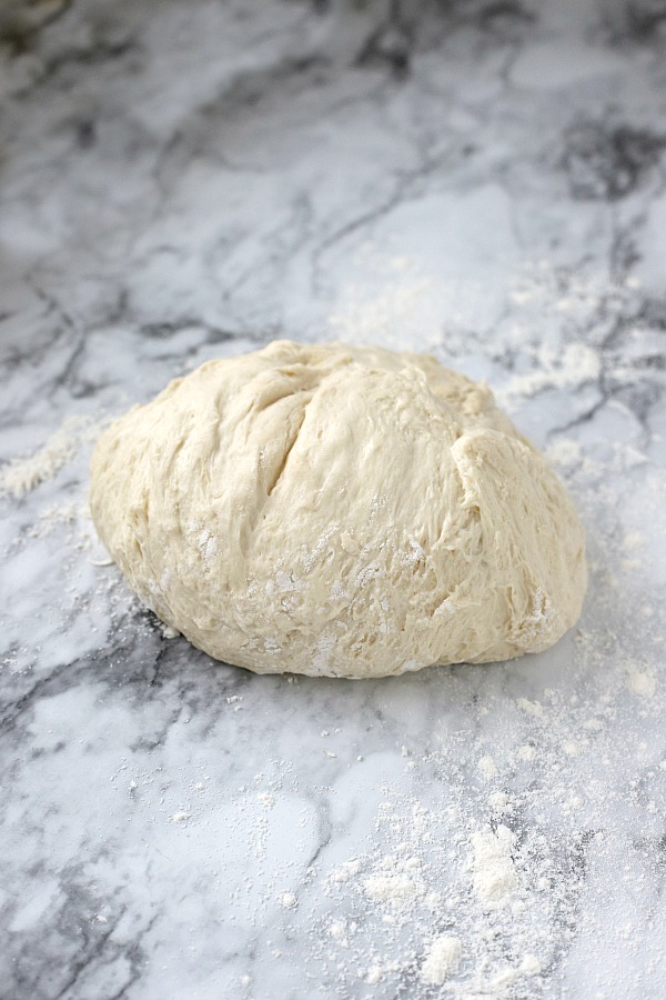 Homemade rustic bread with a crusty exterior and deliciously chewy center with easy almost no-knead recipe from Cooks Illustrated.