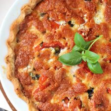 Basil Tomato Pie