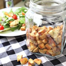 Homemade Parmesan Croutons