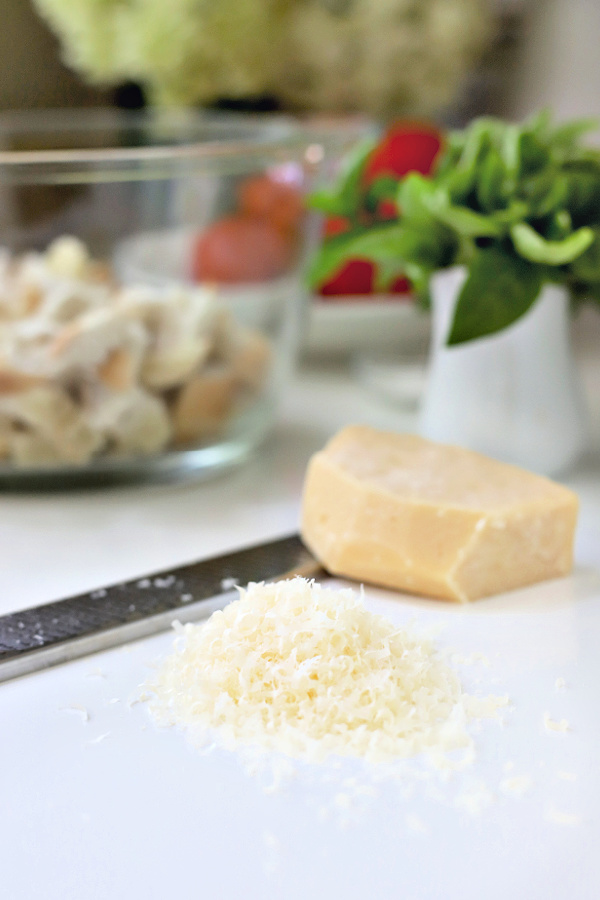 Easy recipe and how-to make homemade Parmesan croutons.