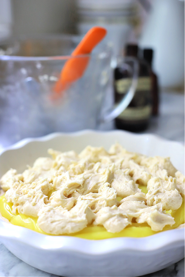 Easy step-by-step how-to for making a yummy frosted lemon Danish pie.