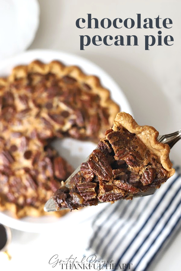 A decadent dessert, chocolate pecan pie is a classic old-fashioned favorite. Easy recipe using dark chocolate, espresso powder & corn syrup.