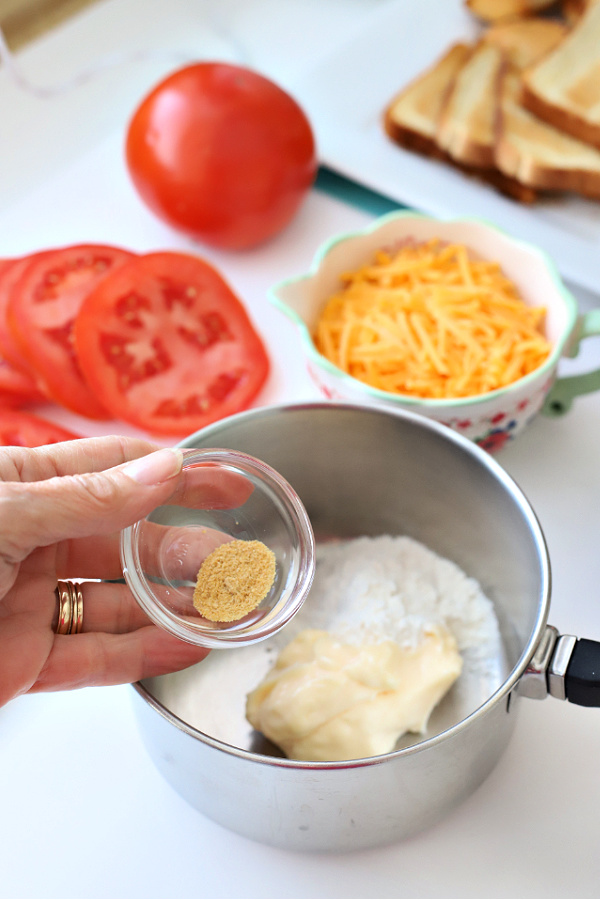 Adding dry mustard for Welsh rarebit sauce